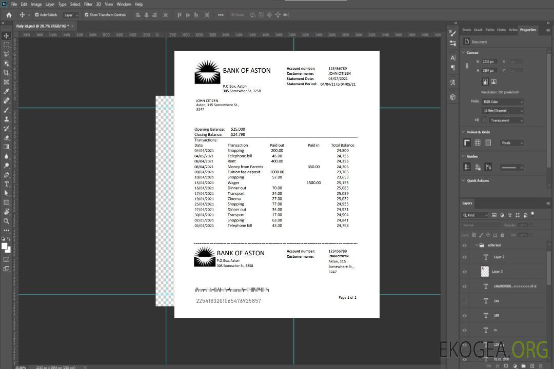 Royaume-Uni Banque d'Aston excel pdf template